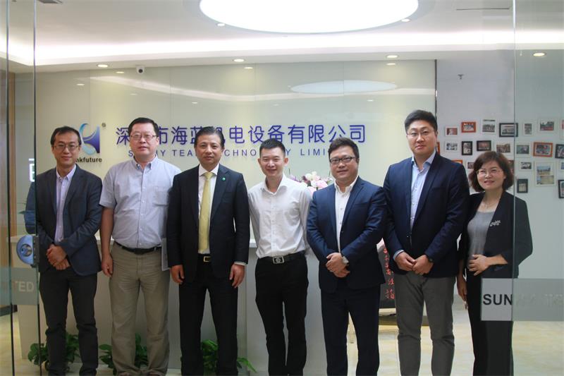 熱烈歡迎三菱電機(jī)自動(dòng)化蒞臨海藍(lán)機(jī)電參觀(guān)指導(dǎo)工作！